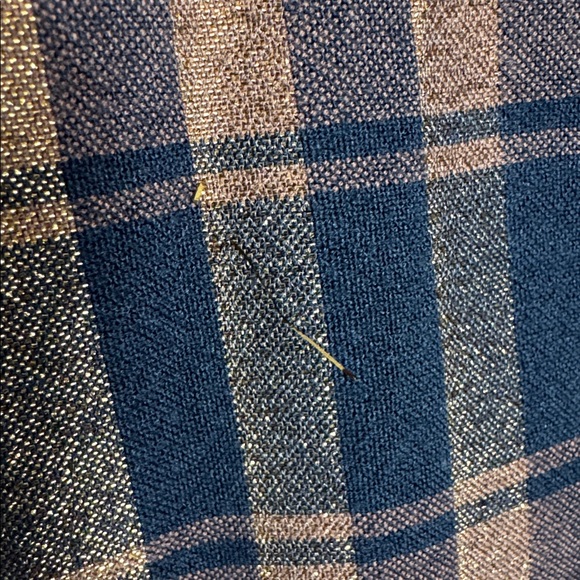 Ace & Jig Button Detail 3/4 Sleeve St. Honore Black and Brown Metallic Blouse S - Picture 5 of 10